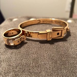 Michael Kors ring and bracelet